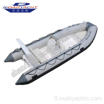 Inflatable rib rubber boat na presyo na may outboard engine